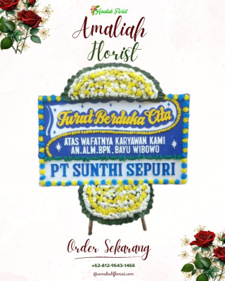 Papan Bunga Duka di Damarraja