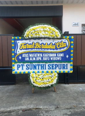 Papan Bunga Duka di Damarraja